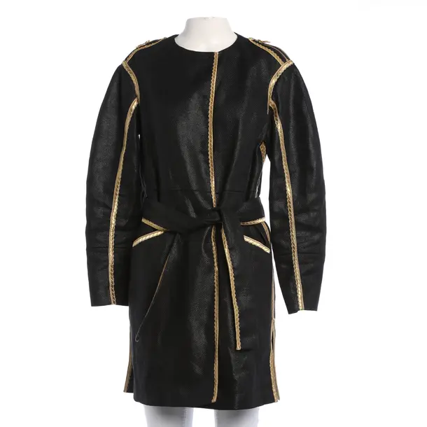Mid-Season Coat in Brown, Linen, Roberto Cavalli