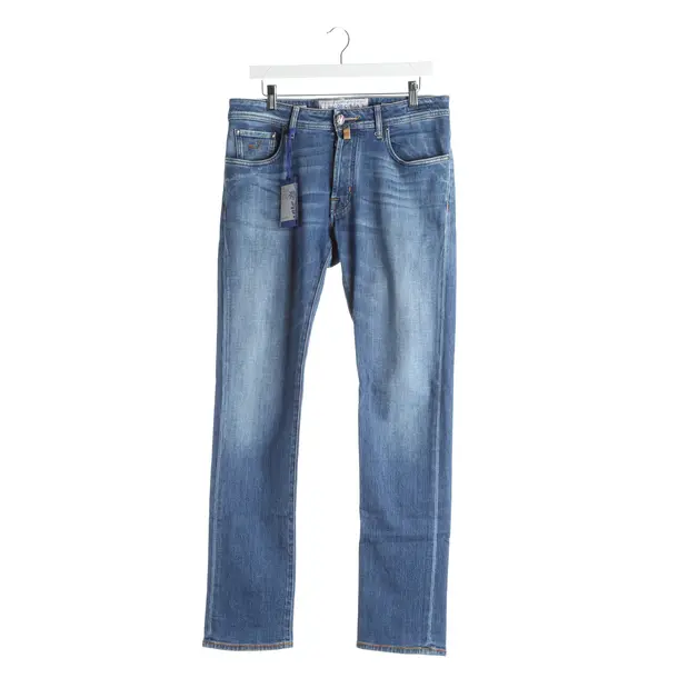 Straight Fit Jeans in Blue, Cotton, Jacob Cohen