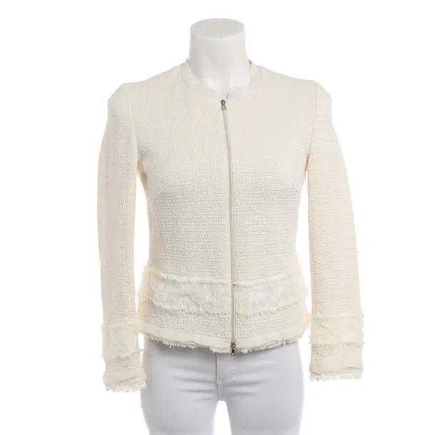 Summer Jacket in White, Cotton, Marc Cain