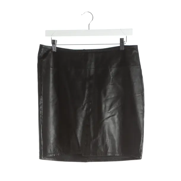 Skirt, in Black, Leather, Marc Cain