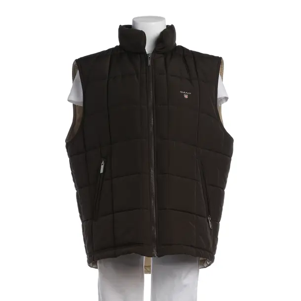 Gilet, in Marrone scuro, Poliestere, Gant