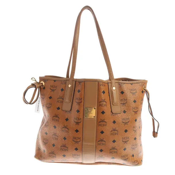 Shopper Bag, in Light Brown, Leather, MCM