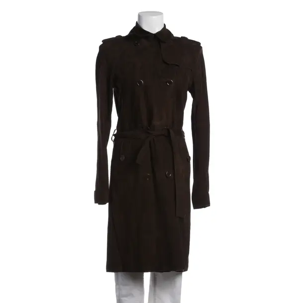 Leather Coat in Brown, Leather, Hugo Boss Black Label