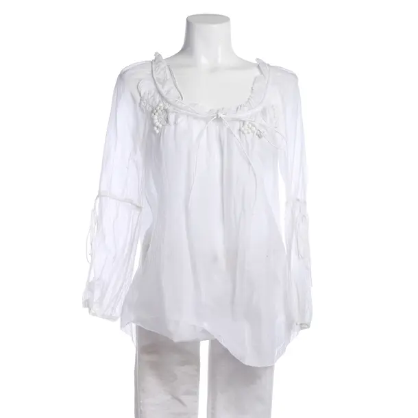 Camicetta, in Bianco, Cotone, Marc Cain