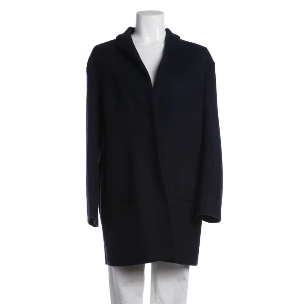 Mid-Season Coat in Blue, Wool, Odeeh