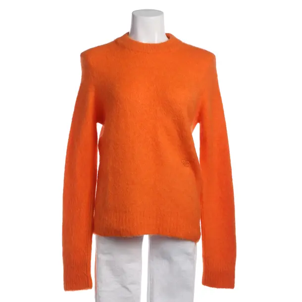 Maglione, in Arancione neon, Poliammide, Ganni