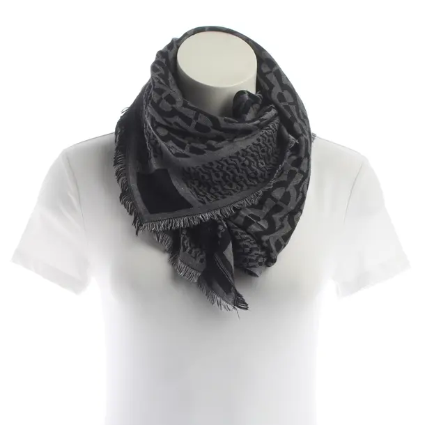 Shawl, in Black, Cotton, Aigner