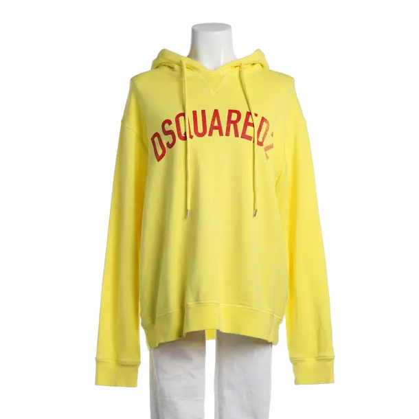 Hoodie, in Gelb, Baumwolle, Dsquared