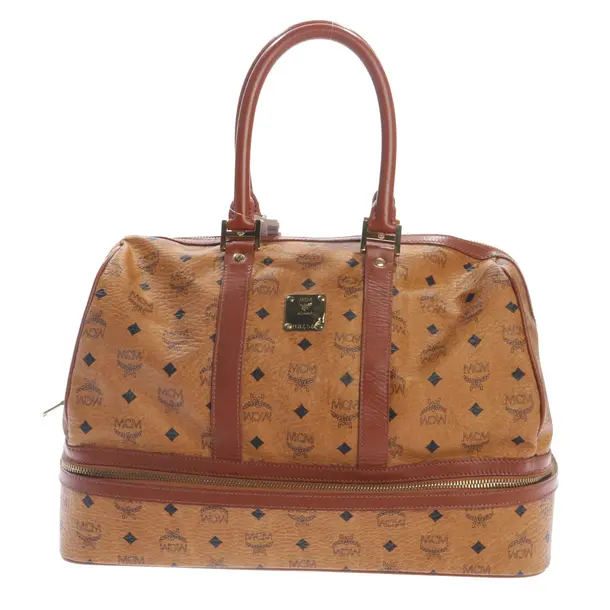 Duffle Bag, in Light Brown, Leather, MCM