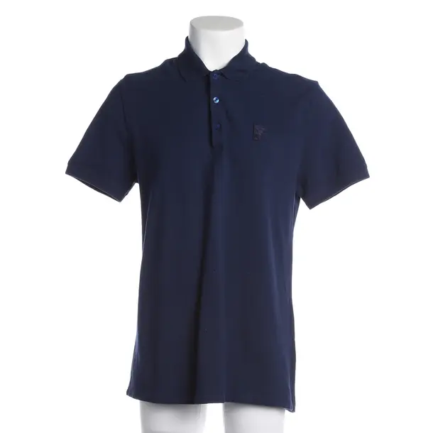Polo, in Blu, Cotone, Versace