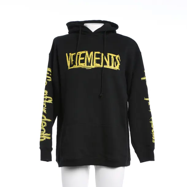 Hoodie, in Black, Cotton, Vetements