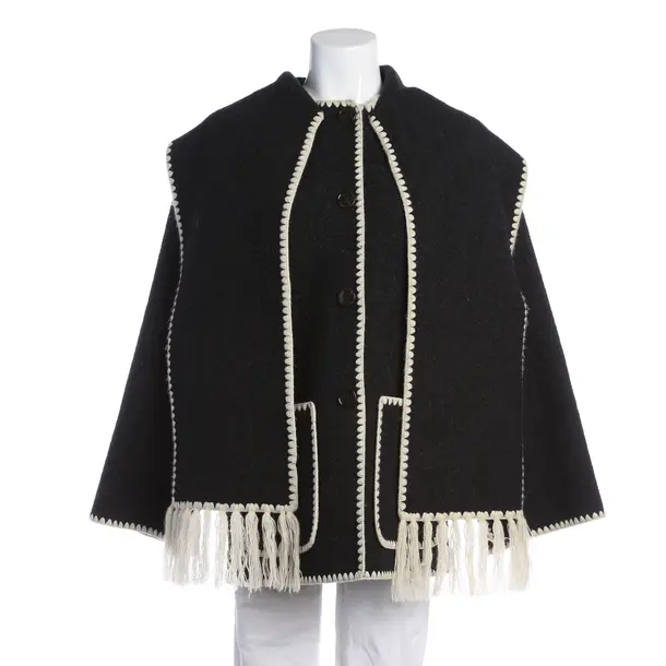 Übergangsmantel, in Schwarz, Wolle, Totême