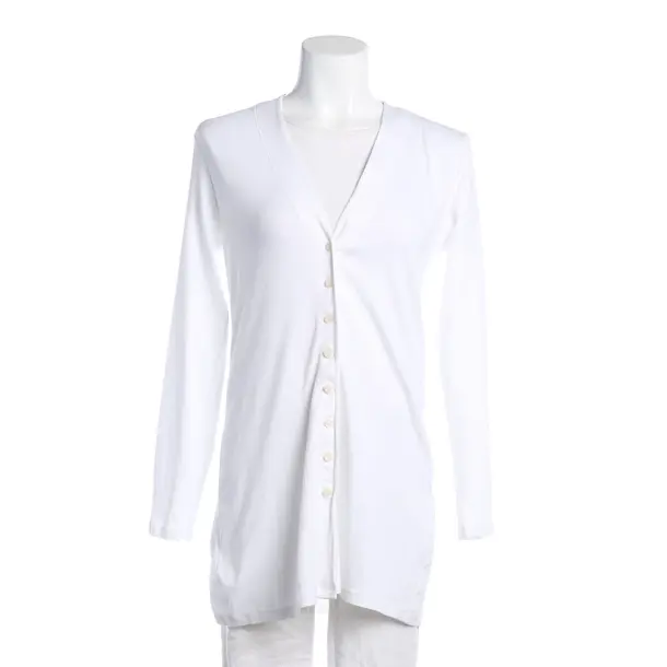 Cardigan, in White, Cotton, Marc Cain