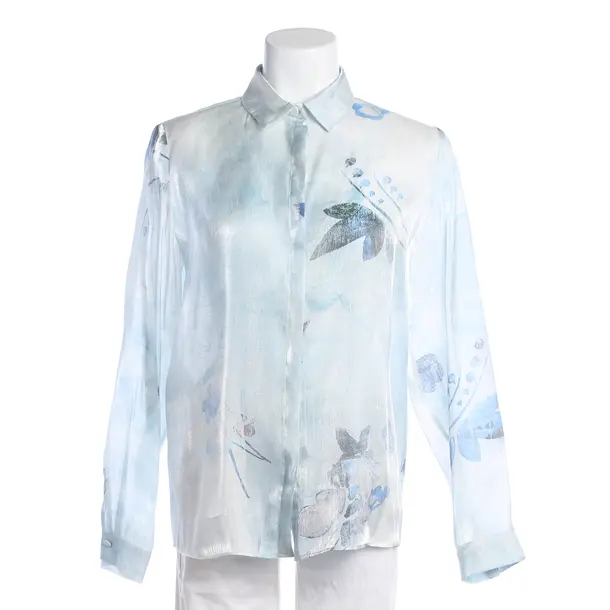 Blouse, in Light Blue, Modal, Emporio Armani