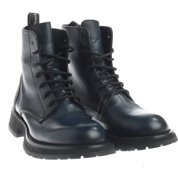 Boots, in Blue, Alexander McQueen