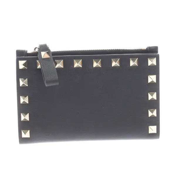 Wallet, in Black, Leather, Valentino