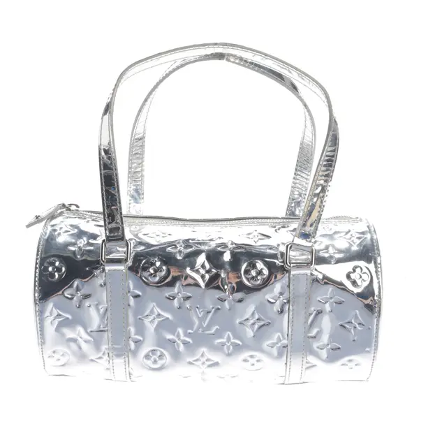 Handbag, in Silver, Canvas, Louis Vuitton