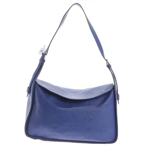 Borsa a cinture a tracolla, in Blu, Pelle, MCM
