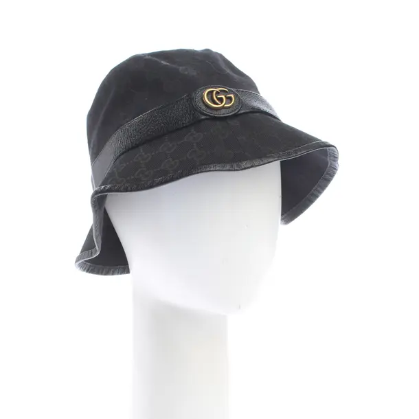 Hat, in Black, Polyester, Gucci