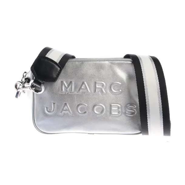 Cross Body Bag, in Silver, Leather, Marc Jacobs