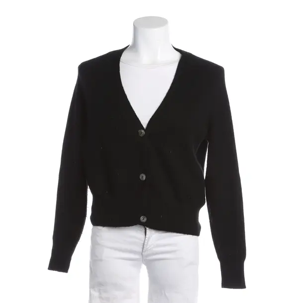 Cardigan, in Black, Cashmere, FTC Cashmere