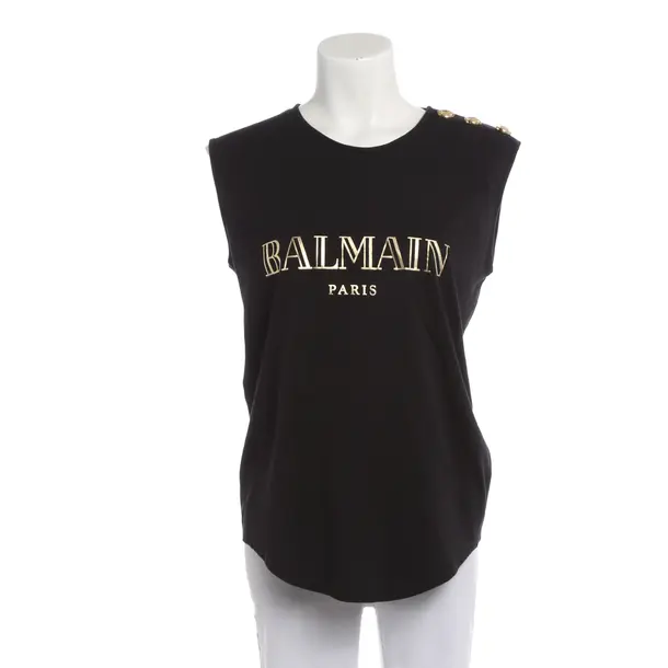 Shirt, in Black, Cotton, Balmain