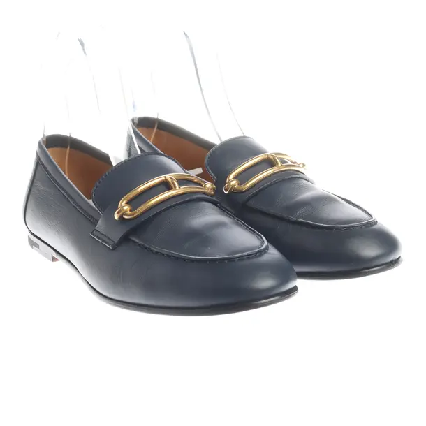 Loafers, in Navy, Hermès