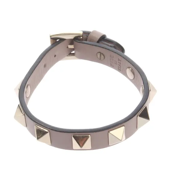 Bracelet, in Brown, Leather, Valentino