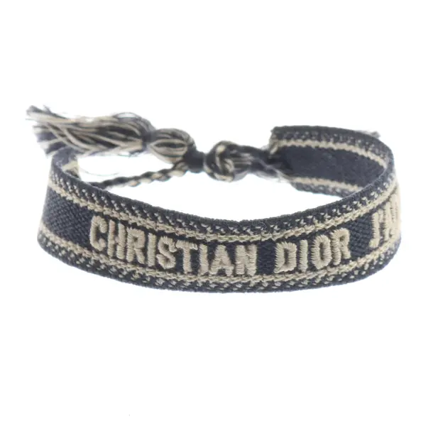 Armband, in Blau, Baumwolle, Dior