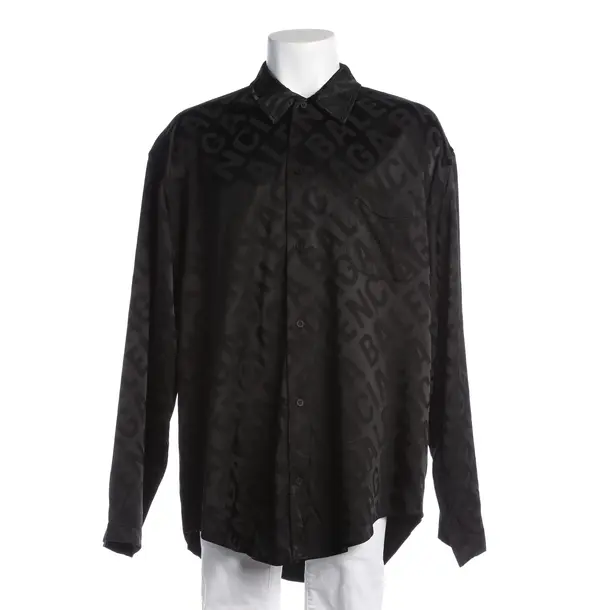 Camicia, in Nero, Viscosa, Balenciaga