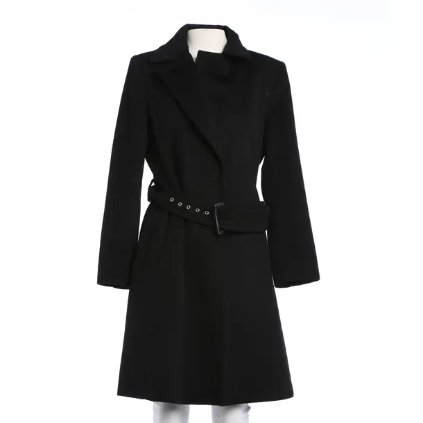Mid-Season Coat, in Black, Wool, Sportmax