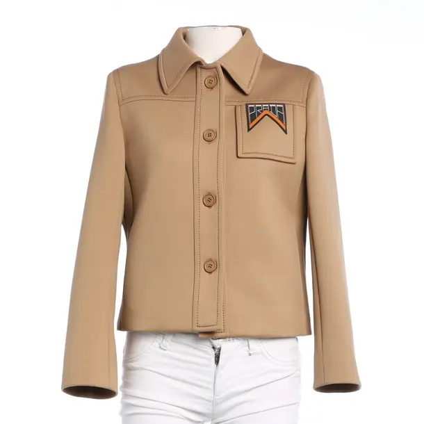 Giacca mezza stagione, in Marrone chiaro, Poliestere, Prada