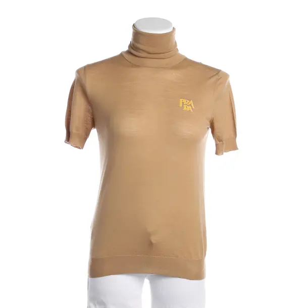 Shirt, in Light Brown, Wool, Prada