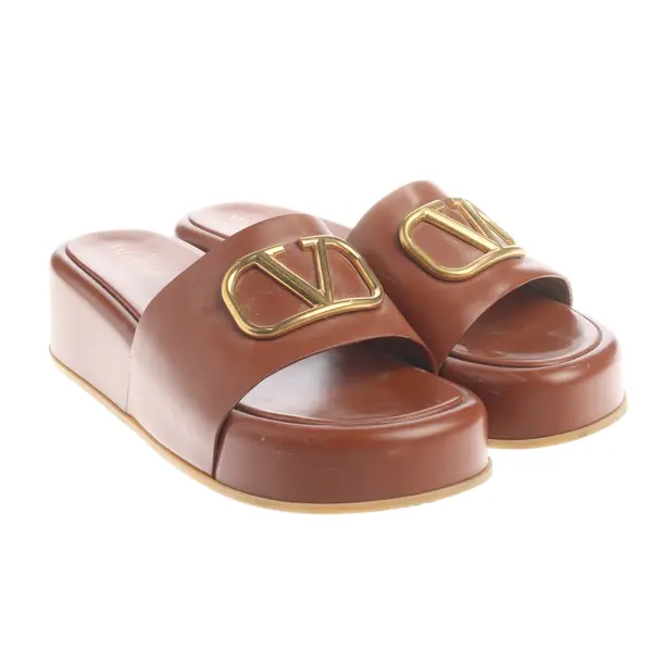 Sandali con plateau, in Marrone, Valentino