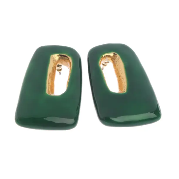 Ohrringe, in Gold, Sonstige Fasern, Marni