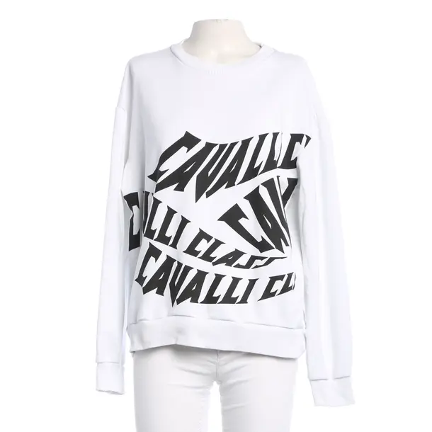 Sweatshirt, in White, Cotton, cavalli CLASS