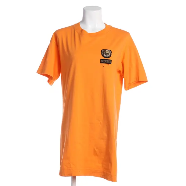 Dress, in Orange, Cotton, Moschino