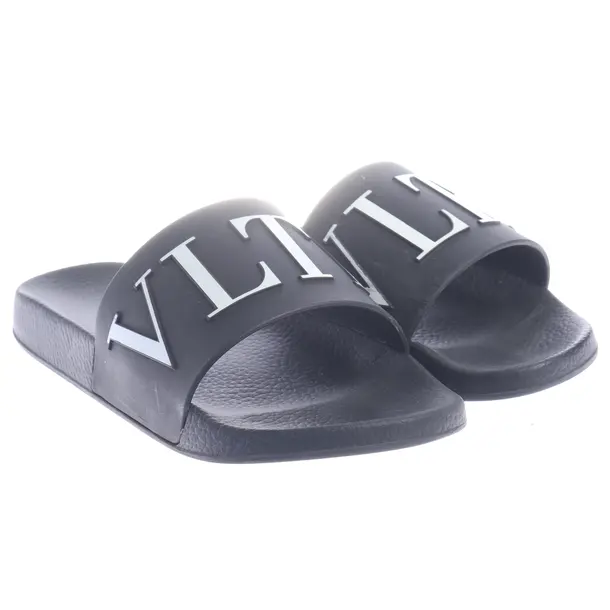 Slides, in Black, Valentino