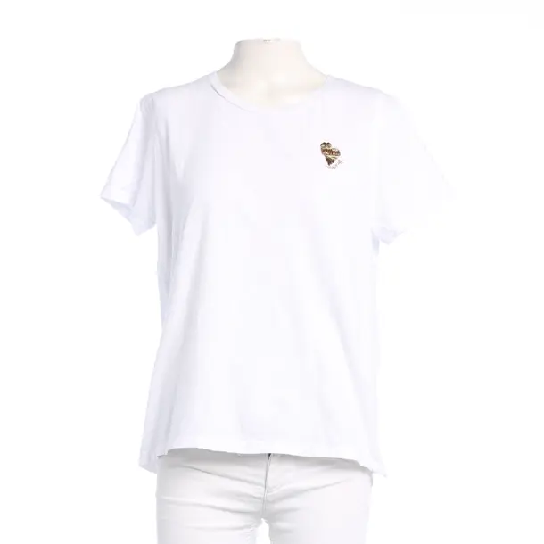 Shirt, in White, Cotton, Mos Mosh