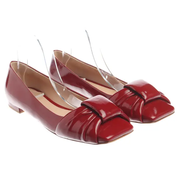 Ballerinas, in Rot, Gianvito Rossi