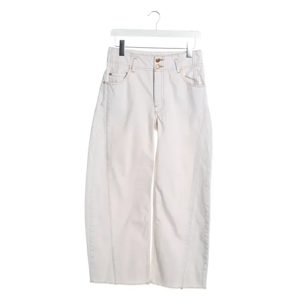 Jeans Straight Fit, in Cream, Baumwolle, Ulla Johnson