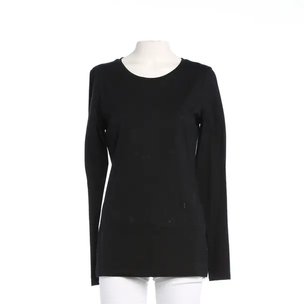 Long Sleeve Shirt, in Black, Cotton, Strenesse