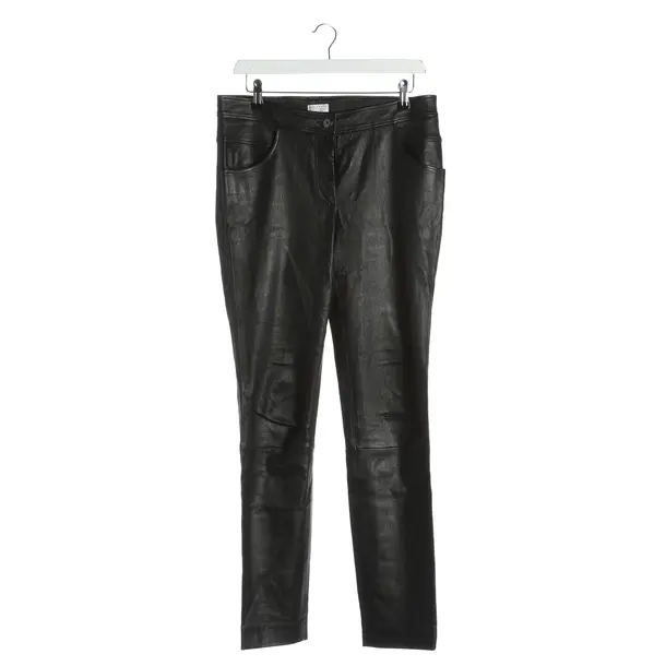 Pants, in Black, Leather, Brunello Cucinelli