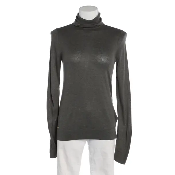 Manica lunga, in Grigio, Modal, Ralph Lauren Etichetta Nera