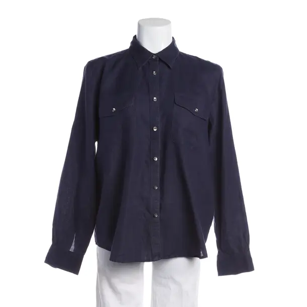 Bluse, in Navy, Leinen, Lauren Ralph Lauren