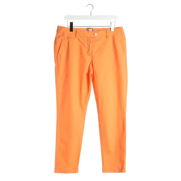 Pants, in Neon Orange, Cotton, Seductive