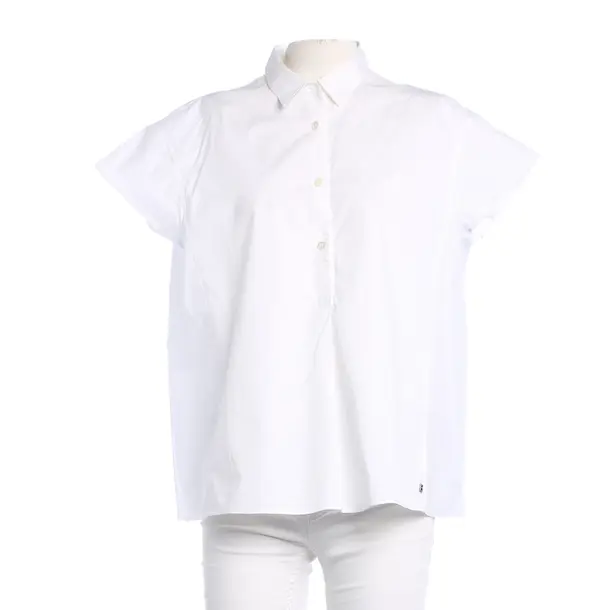 Blouse, in White, Cotton, Bogner