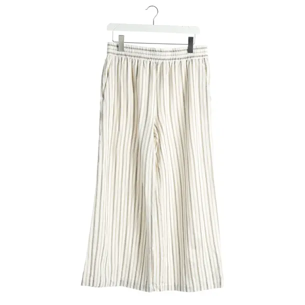 Pants, in Cream, Cotton, Max Mara