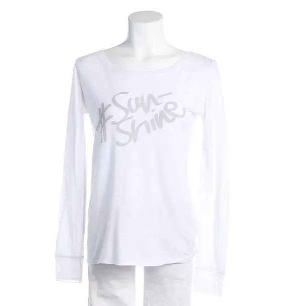 Long Sleeve Shirt, in White, Cotton, Juvia