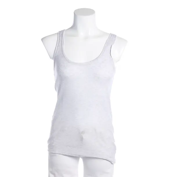 Top, in Light Gray, Cotton, American Vintage